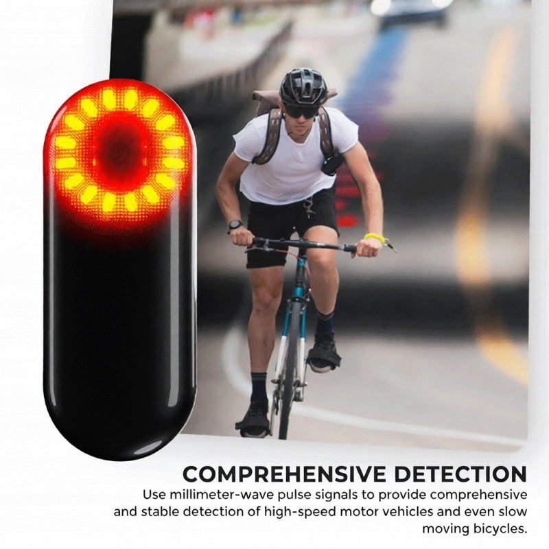 MAGENE Cycling Rear View Radar with Tail Light Smart Bike Rear Light Taillight Brake Sensor Light with 140M Detection Distance - Image 5
