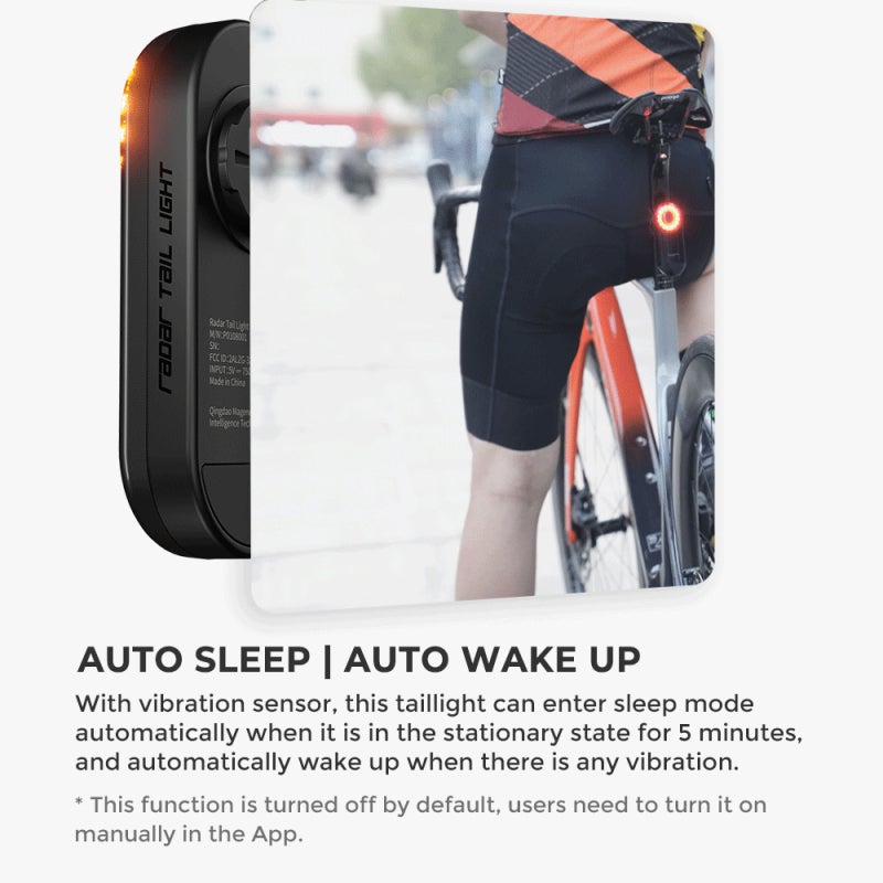 MAGENE Cycling Rear View Radar with Tail Light Smart Bike Rear Light Taillight Brake Sensor Light with 140M Detection Distance - Image 2