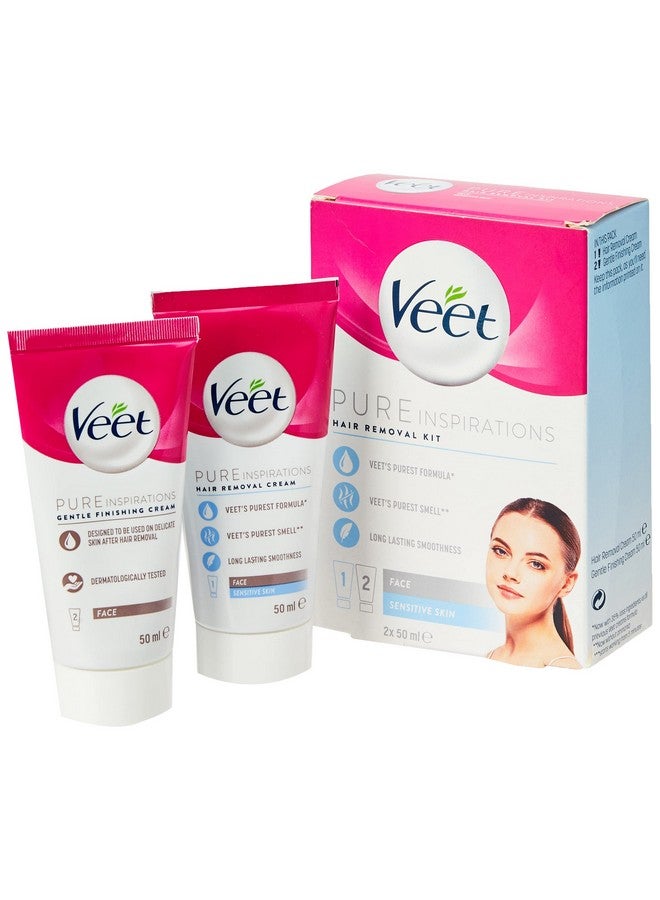 Veet طقم كريم وجه حساس (2X50 مل) - Image 1
