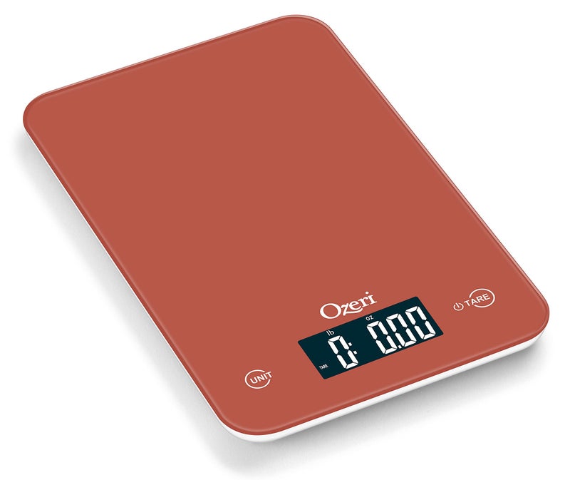 Ozeri Touch Professional Digital Kitchen Scale 12 lbs Edition in Tempered Glass