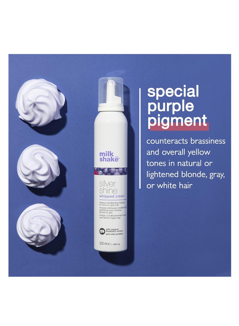 Milk Shake Silver Shine Conditioning Whipped Cream 6.8 fl oz 200 ml - Image 3