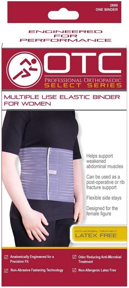 OTC Abdominal Binder for Women Ribbed Elastic Compression Select Series - Image 3