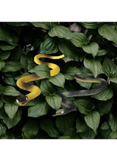 ArtCreativity Realistic Rainforest Rubber Snake Toys Pack Of 12 8 Inches Long Real Look Scales Reptile Birthday Party Favors Fake Prank Prop Gift Idea For Boys And Girls  - Image 4
