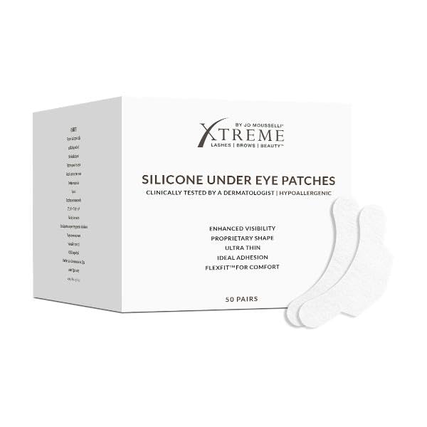 Xtreme Lashes Hypoallergenic Silicone Matte Under Eye Gel Patches 50 Pairs - Image 1
