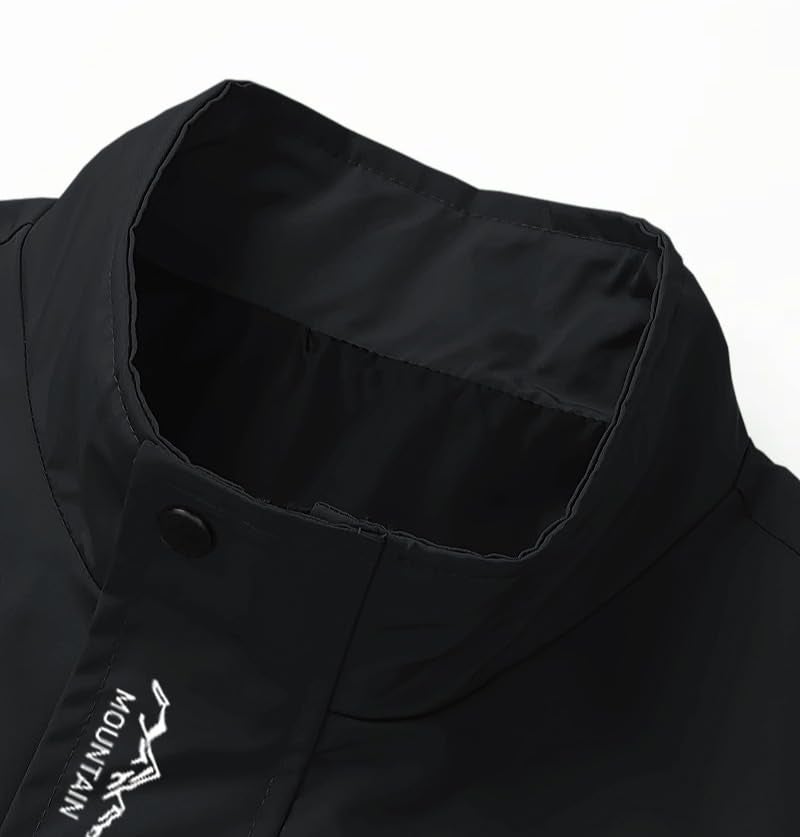 Celary Men's Lightweight Casual Zip-Up Jacket | Stylish Slim Fit Outerwear for All Seasons - Image 4