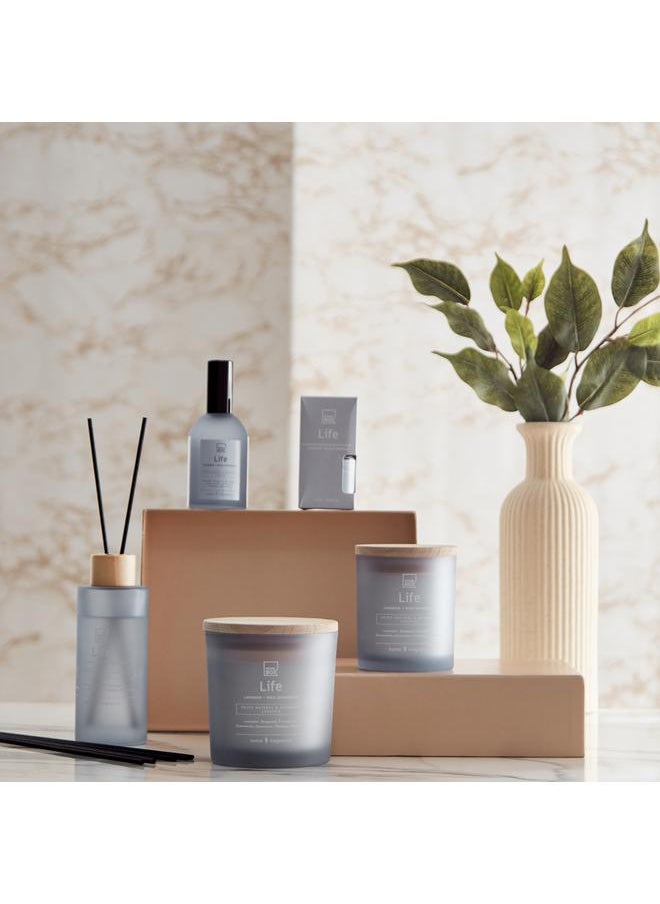 Home Box - Reed Diffuser With Frosted Glass And Wooden Lid 160 Ml - Image 1
