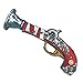 Liontouch Pirate Pistol Captain Red Stripe Age 38 Years Pretend Play Foam Toy For Children And Toddlers with Skull Motive Ideal Accessory For Dress Up Costumes for Sailing the Caribbeans - Image 2