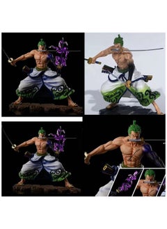 Generic GK Wano Country Kimono Yan Katana Zoro Figure One-Sword Style Standing Model, Zoro Doll Anime Birthday Ornament Doll Model  - Image 3