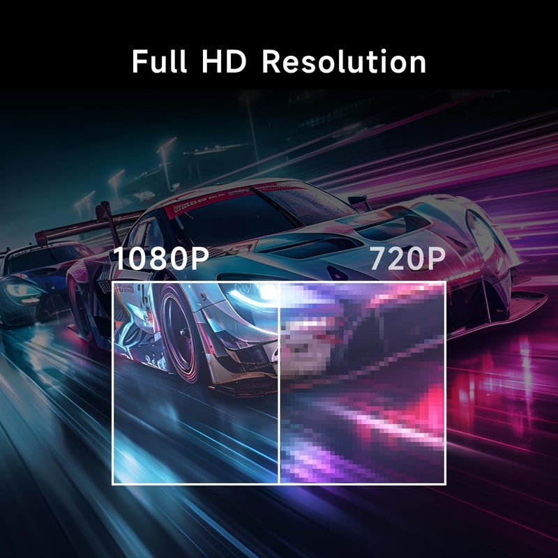 شاشة كمبيوتر FeuVision 27 بوصة، دقة FHD 1080p، تردد 144 هرتز، IPS، شاشة مكتبية وألعاب، زمن استجابة 5 مللي ثانية، بدون إطار من ثلاث جهات، فائقة النحافة، قابلة للتركيب على حامل VESA، تصميم مضاد للضوء الأزرق، منافذ HDMI و VGA - Image 5