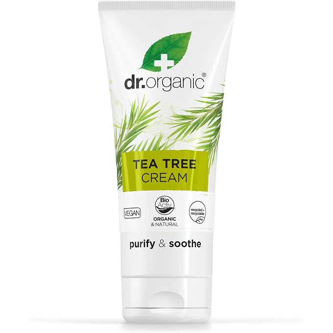 dr.organic Dr Organic Tea Tree Antiseptic Cream, 50 milliliters - Image 2