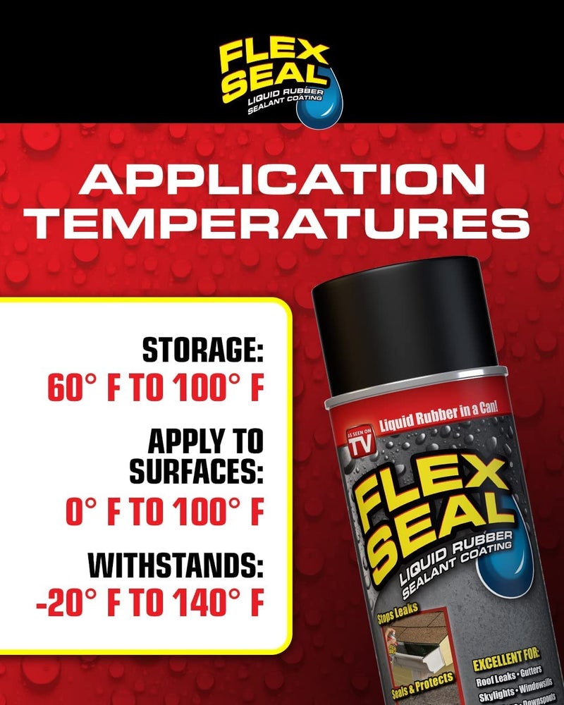 Flex Seal فليكس سيل، 14 أونصة، برايت، توقف التسربات على الفور، طلاء مانع تسرب مطاطي مقاوم للماء، مثالي للمزاريب، الخشب، المركبات الترفيهية، المعسكرات، إصلاح الأسطح، النوافذ، وأكثر - Image 5