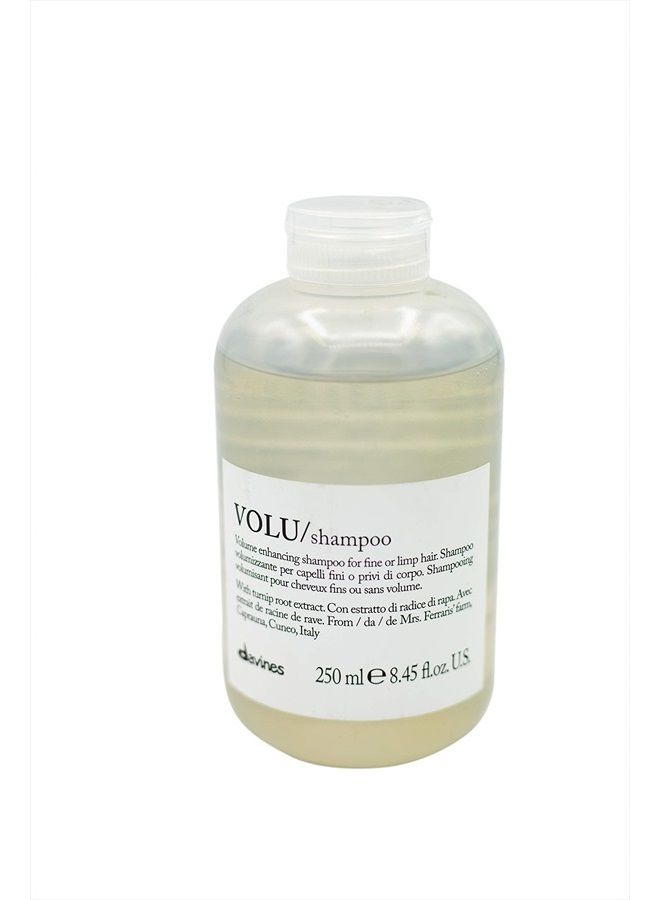 Davines VOLU Shampoo | Volume Shampoo for Fine, Thin Hair Types | Gentle Everyday Volumizing | 8.45 fl oz (Pack of 1) - Image 3
