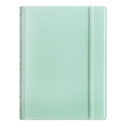 FILOFAX دفتر ملاحظات فيلوفاكس القابل لإعادة التعبئة، A5 (8.25" × 5") لون بيض البط - 112 صفحة كريمية قابلة للتحريك - فهرس، جيب وعلامة صفحة (B115052U) - Image 1