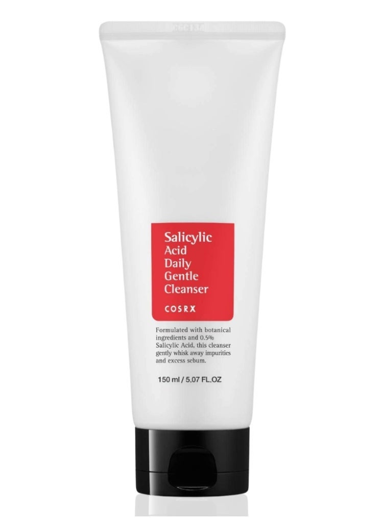 COSRX Salicylic Acid Daily Gentle Cleanser 150ml – Pore Cleanse & Acne Control Face Wash for Oily Skin 150mlml - Image 1