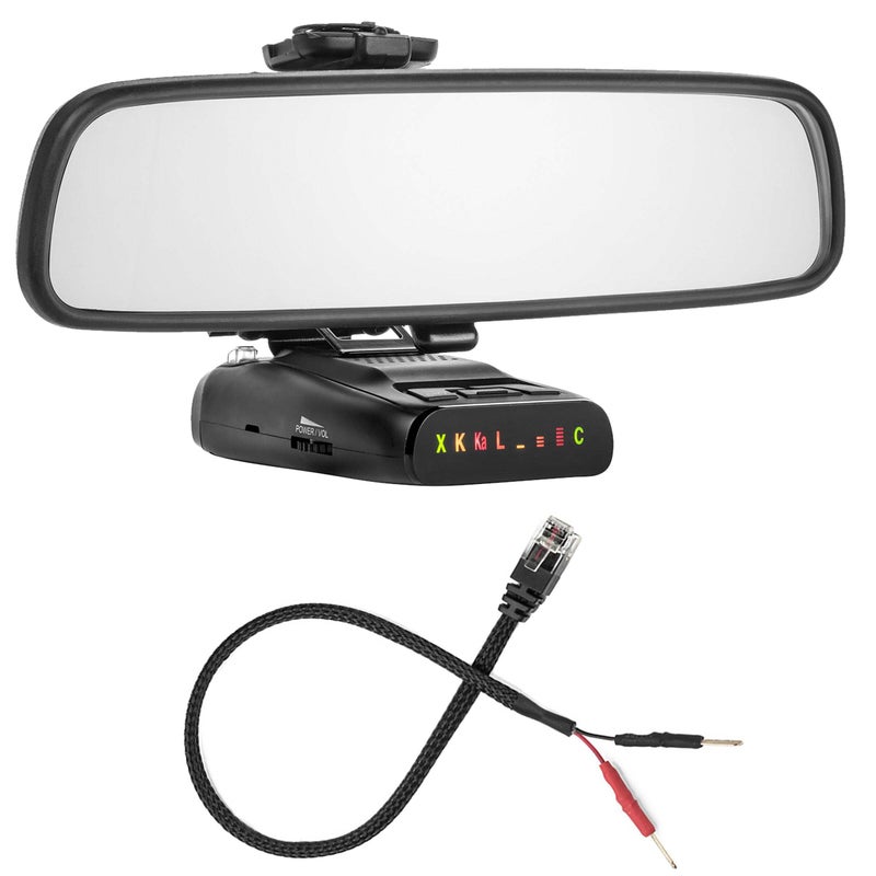 Radar Mount Mirror Mount + Mirror Wire for Uniden Radar Detectors - DFR7 R3 R4 R7 R8 (4001109) - Image 1