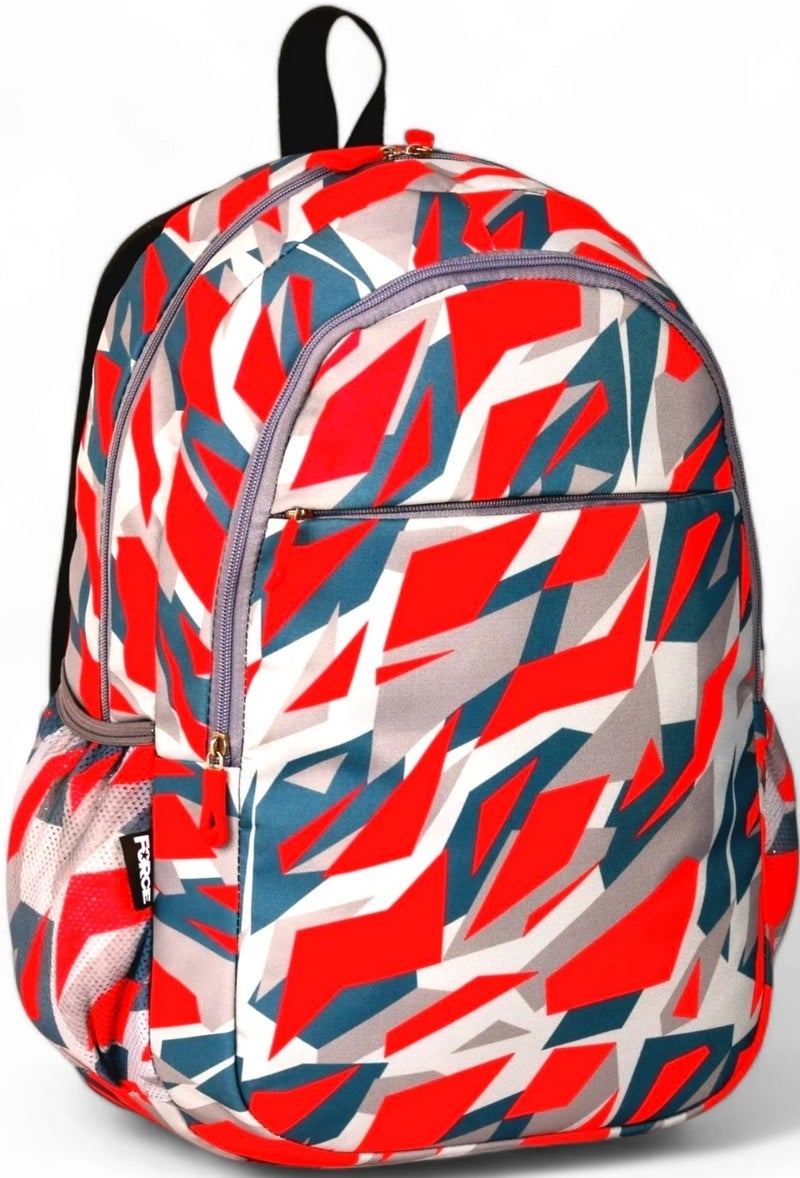 Force Backpack Unisex -RED Camouflage pattern - Image 1