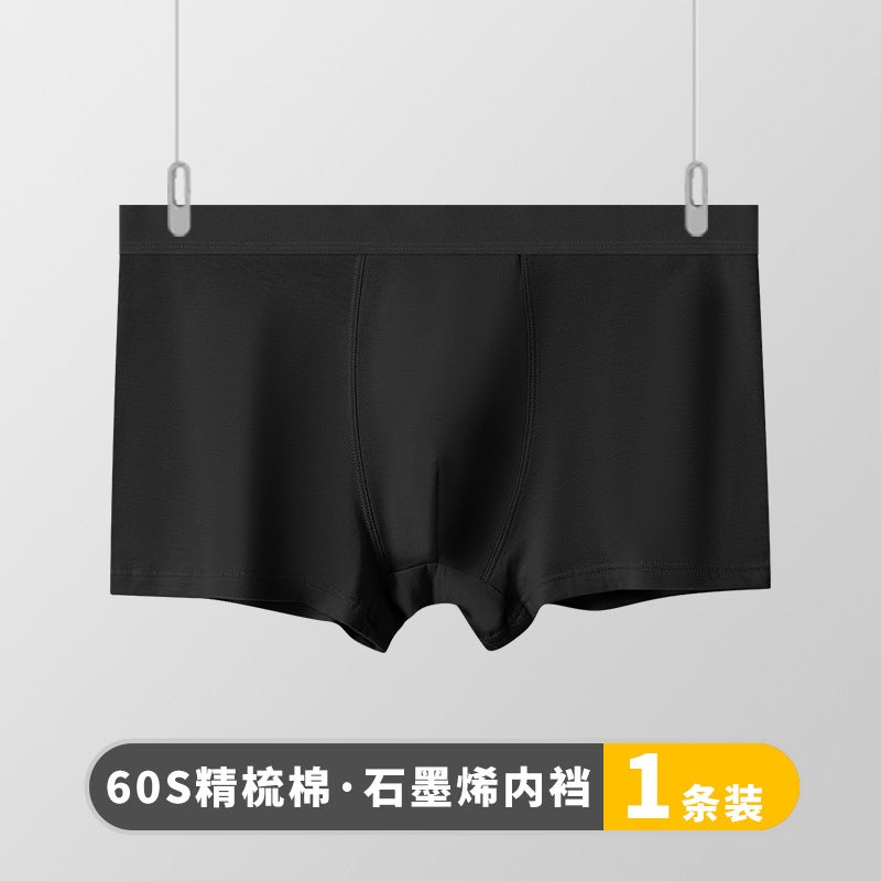 50-Pack Xinjiang Cotton Mens Boxer Briefs Gray blue - Image 3