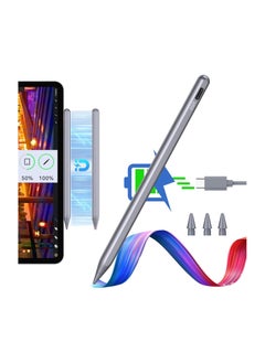 ESR ESR Stylus Pen for iPad, Magnetic Wireless Charging iPad Pencil, Digital Pencil Pro with Tilt Sensitivity and Palm Rejection for iPad Pro 12.9/11, iPad Air 3/4/5, iPad 7/8/9/10, Dark Silver  - Image 1