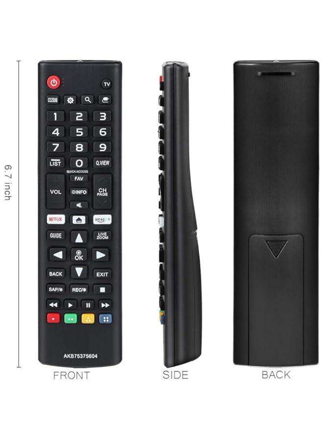 BURAQ AKB75375604 Remote Compatible with LG AKB75375604 for LG 4K Smart TV 43UK6300PUE 49UK6300PUE 55UK6300PUE 65UK6300PUE 75UK6570PUB 75SK8070PUA 55SK9000PUA 86UK6570PUB 43UK6250PUB 55UK7700PUD - Image 5