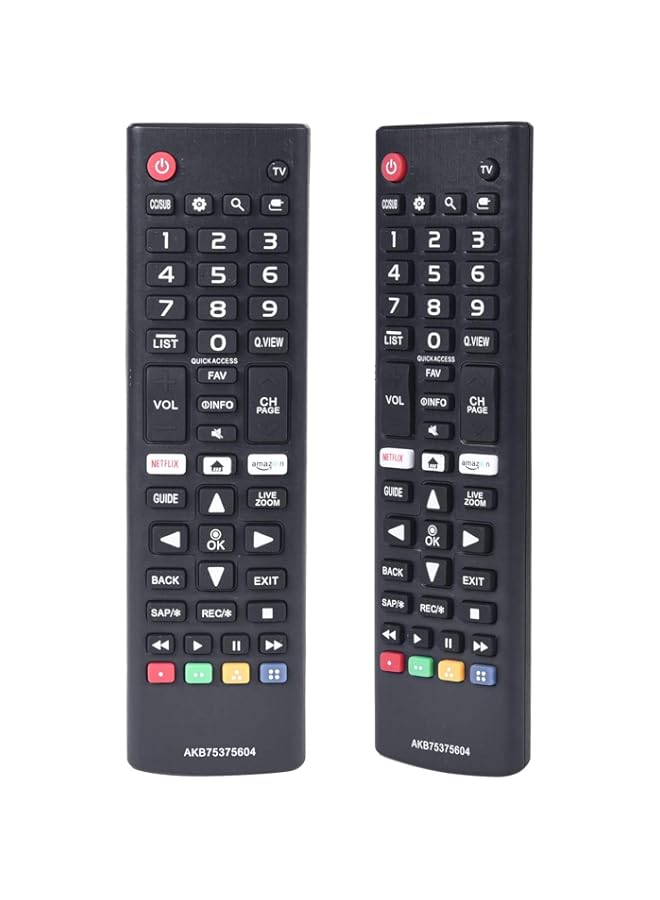 BURAQ AKB75375604 Remote Compatible with LG AKB75375604 for LG 4K Smart TV 43UK6300PUE 49UK6300PUE 55UK6300PUE 65UK6300PUE 75UK6570PUB 75SK8070PUA 55SK9000PUA 86UK6570PUB 43UK6250PUB 55UK7700PUD - Image 1