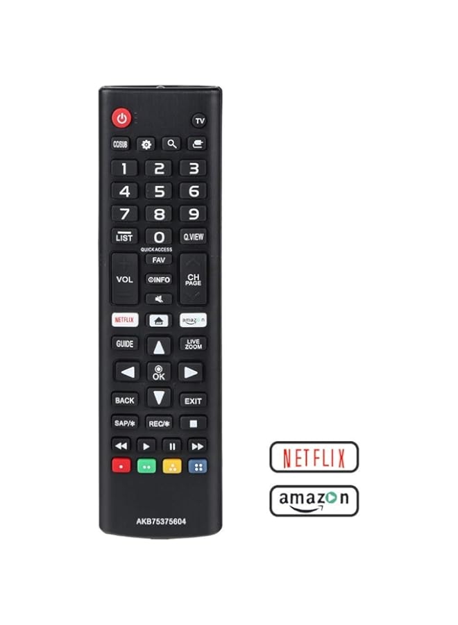BURAQ AKB75375604 Remote Compatible with LG AKB75375604 for LG 4K Smart TV 43UK6300PUE 49UK6300PUE 55UK6300PUE 65UK6300PUE 75UK6570PUB 75SK8070PUA 55SK9000PUA 86UK6570PUB 43UK6250PUB 55UK7700PUD - Image 2