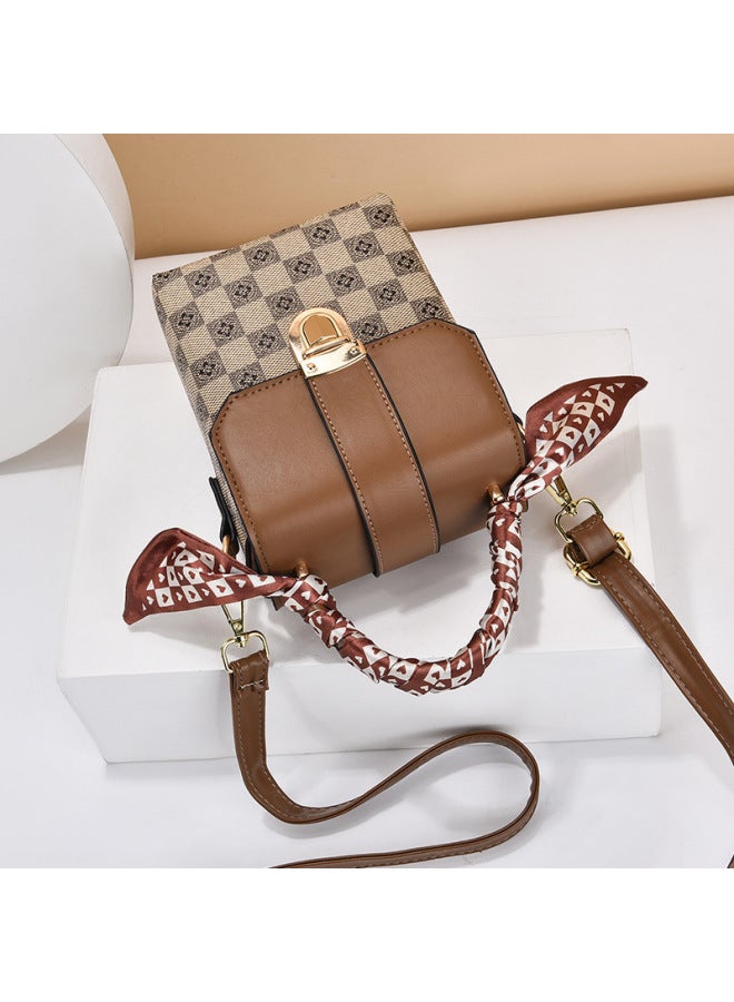 Women's Bag Style Small Square Bag Minibag Retro Atmospheric Shoulder Crossbody Bag Mobile Phone Bag Women's Bag Bag - Image 4