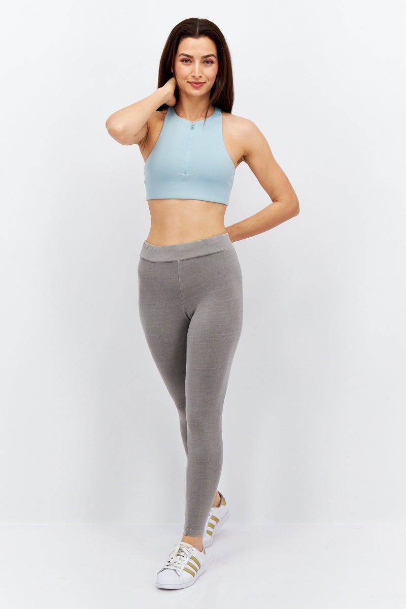 Reebok Women Sportswear Fit Training Legging, Grey - Image 3