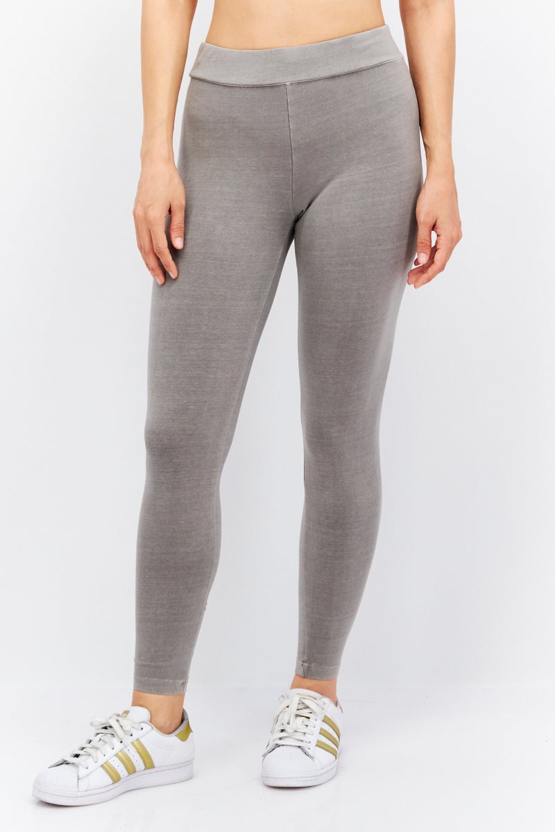 Reebok Women Sportswear Fit Training Legging, Grey - Image 1