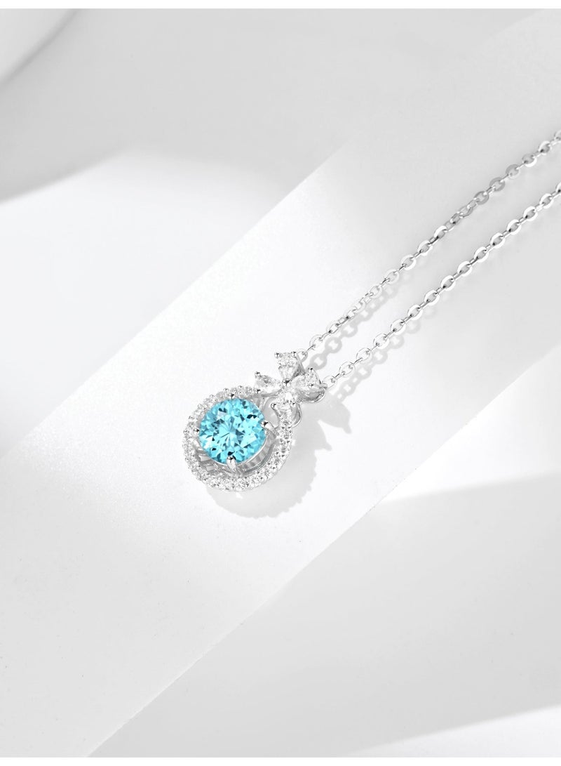 Field Artificially  Cultivated Gemstone  pendant necklace - Image 3