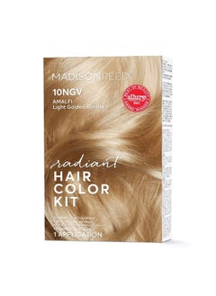 Madison Reed Radiant Hair Color Kit, Permanent Hair Dye, Superior Gray Coverage, Ammonia-Free, Amalfi Blonde 10NGV Light Golden Blonde, Pack of 1  - Image 1