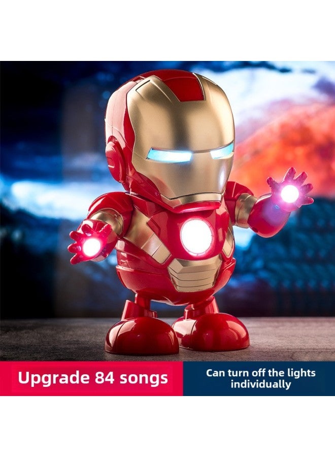 Popular Electric Dancing Robot Toy Steel Model Singing Dancing Luminous Deformation Bumblebee Gift Wholesale-Color:Dancing Robot  Color Box Version - Image 3