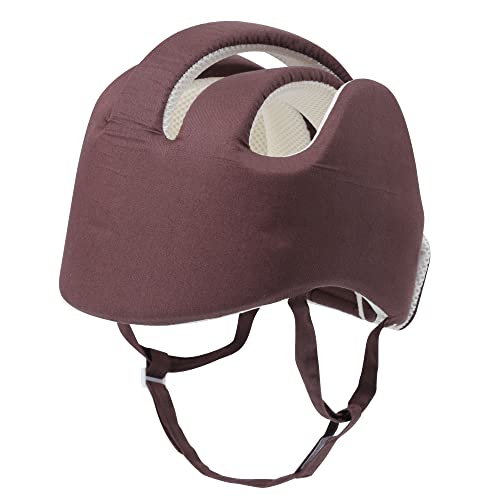 Cepairng Thick Protection Helmet for Elderly Youth Kids Adults,Head Protection for Elderly Falls,Soft Helmet for Epilepsy Seizures Prevent Head Injuries,Safety Bump Cap,for Home Gardening (Coffee Mesh Inner) - Image 1