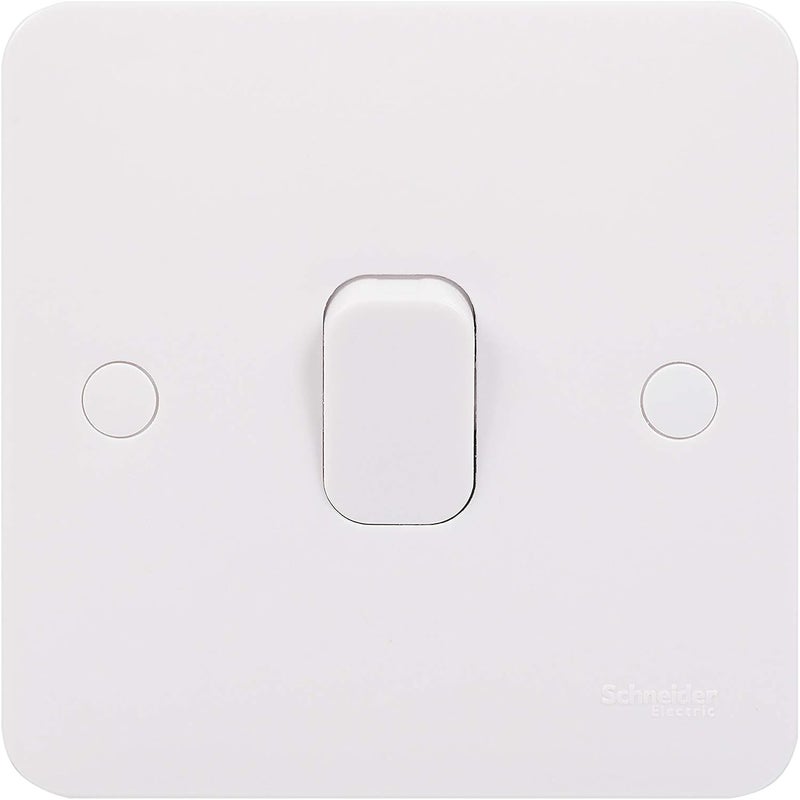 Schneider Electric Lisse 1 Gang Intermediate Switch - White - Image 1