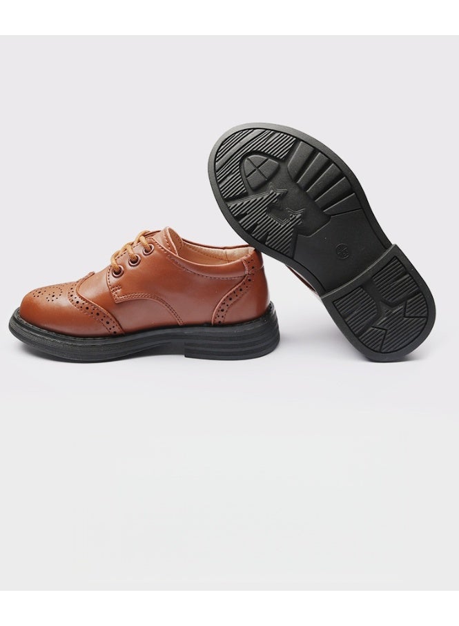 Shougu New Boys' Leather Shoes  - Image 1