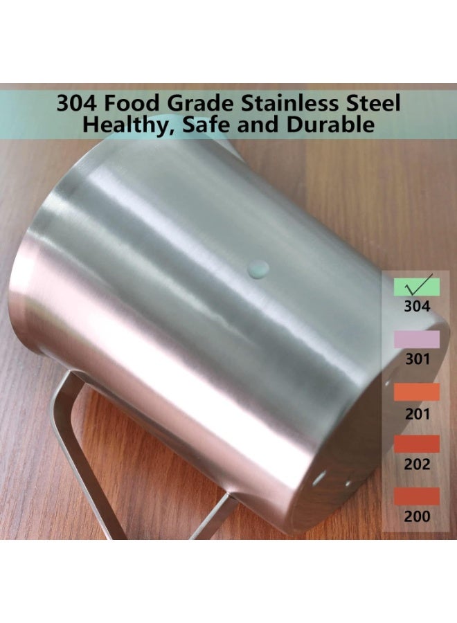 Newness Stainless Steel Measuring Cup, Metal Measuring Cup with Handle (Upgraded, 3 Marking Including Cup/ML/Ounce Scale), 16 Ounces (0.5 Liter, 2 Cup) - Image 4