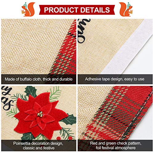 Patelai 6pcs Christmas Refrigerator Door Handle Covers Set Fridge Handle Protectors Microwave Refrigerator Handle Covers for Xmas Kitchen Party Decorations (Candy) - Image 3