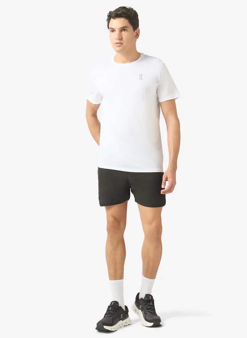 On Running White Essential Logo Core T-Shirt for Men | Best Price UAE
