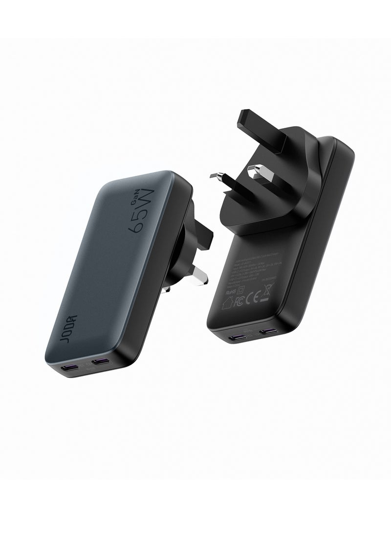جودا JODA VoltPad 65: شاحن جداري فائق الصغر بقوة 65 واط بتقنية GaN ومنفذ USB-C للشحن السريع - Image 1