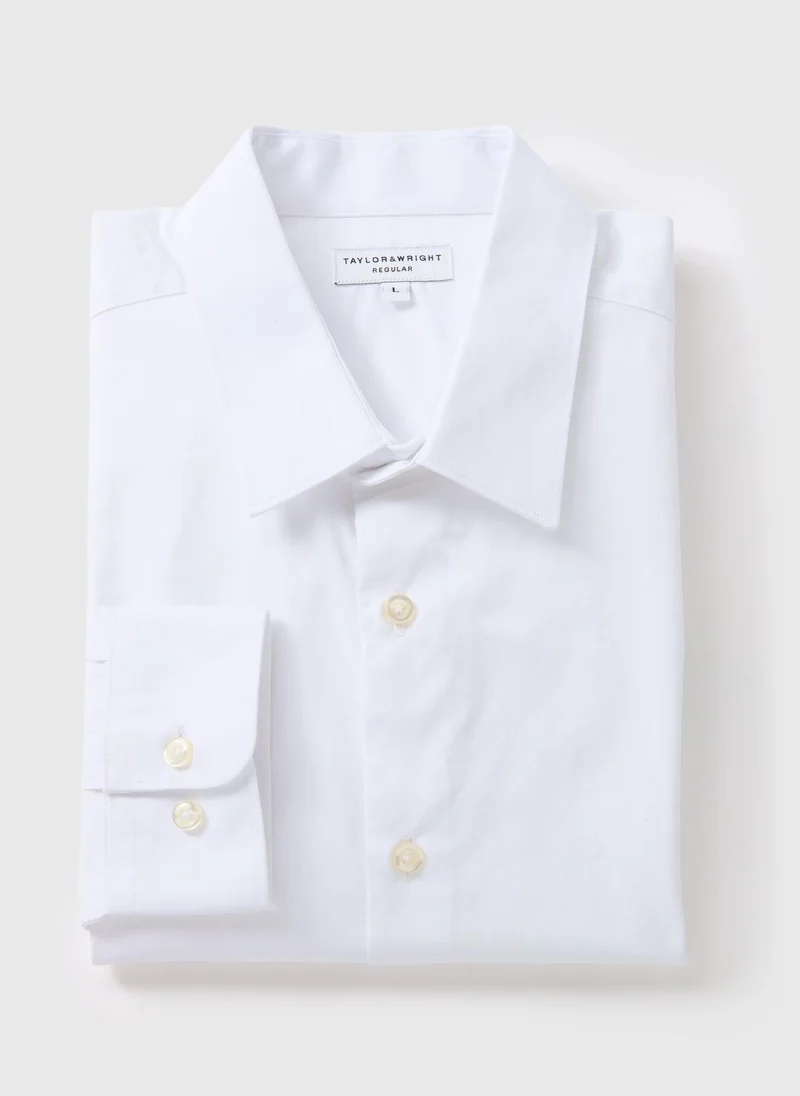 Matalan Taylor & Wright White Regular Fit Shirt