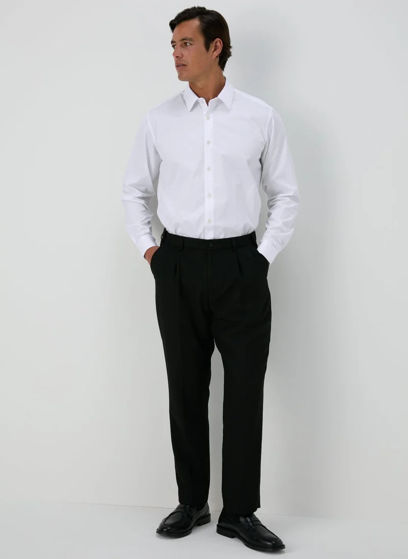 Matalan Taylor & Wright White Regular Fit Shirt