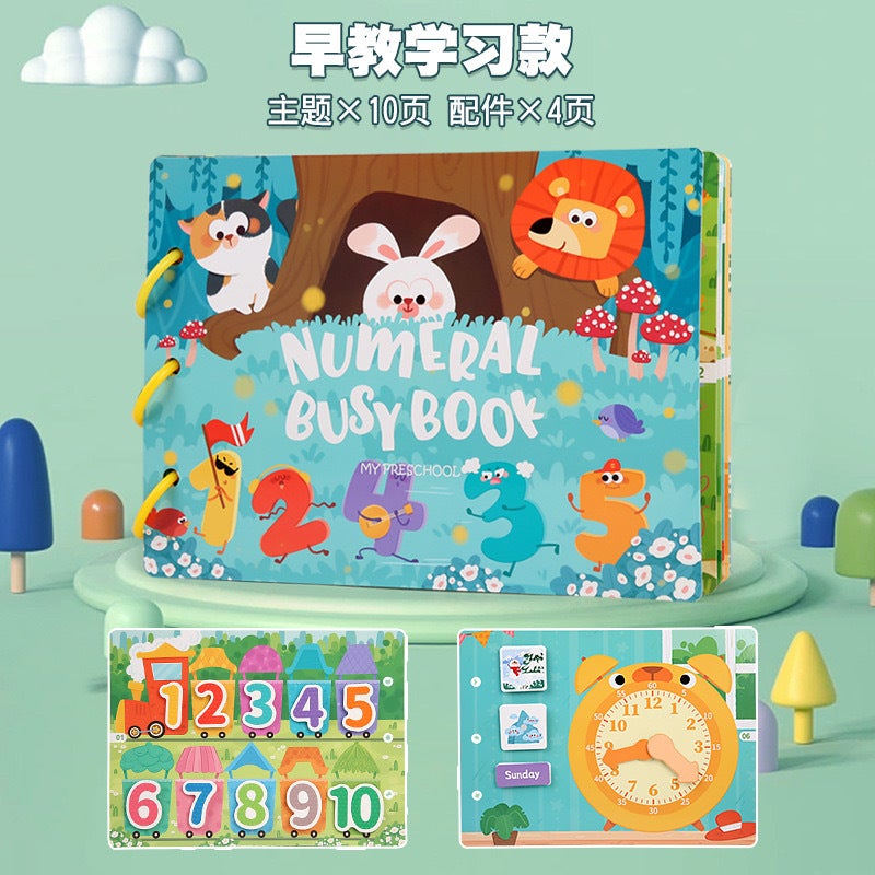 Enlightenment Dinosaur Busy Book – Educational Paper Toy for Children Aged 4-6 - Image 1