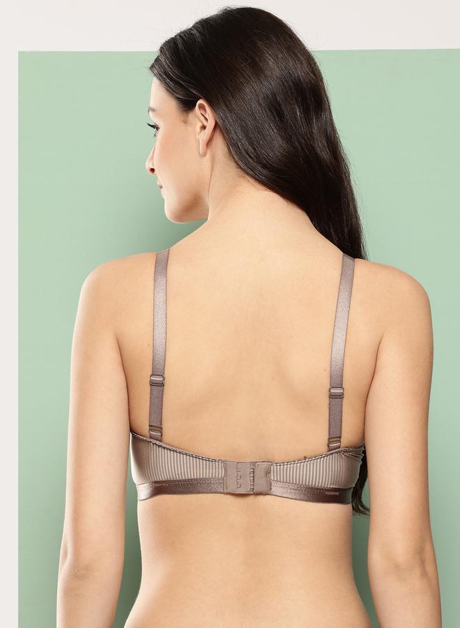 Leading Lady Brown Lightly Padded Non Wired T-Shirt Bra - Image 3