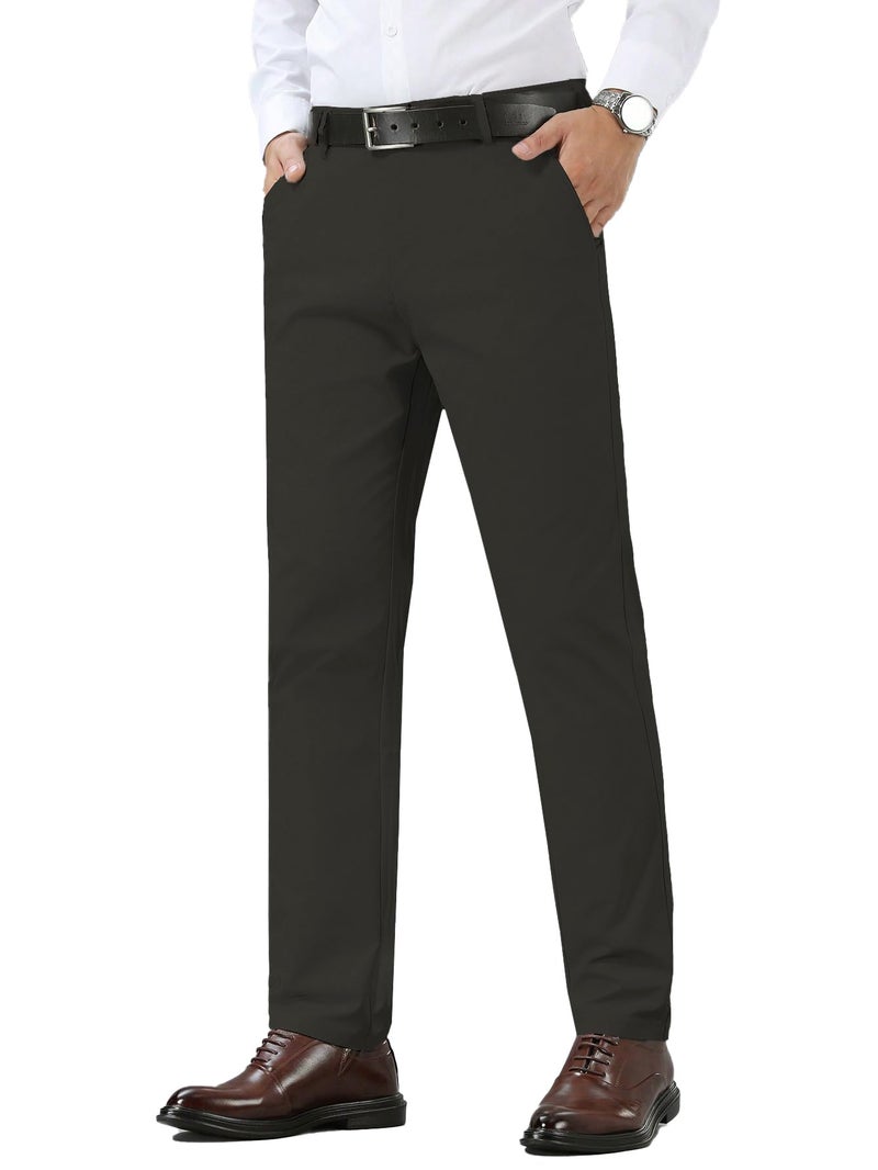 TAGDO® Men's Cotton Casual Trouser |Trousers for Man |Formal Pant for Man |Cotton Pants for Men (Trouser-2042-Coffee-30) - Image 1