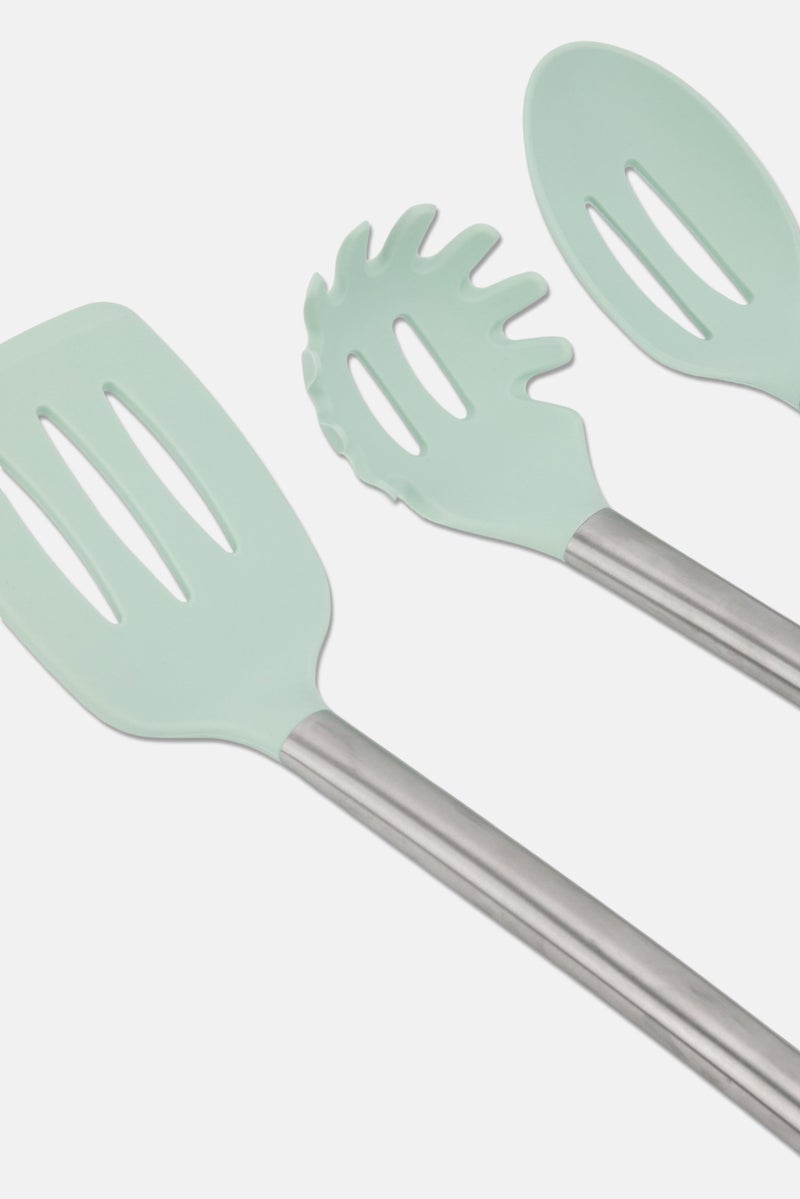 Core Kitchen 5 Pieces Silicone And Stainless Steel Utensil Set - Image 3
