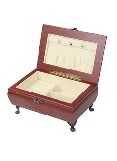 واي آند دي 4pcs Antique Box Legs Feet Corner Protector KASTWAVE Metal Jewelry Gift Vintage Storage for Chest Case Furniture (1.14'' x 1.06'')  - Image 2