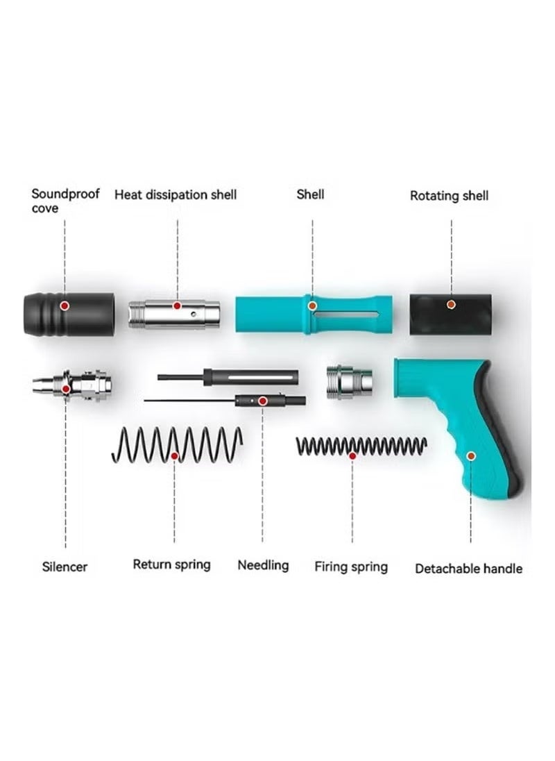 TIGER Nail Wall Fastening Tool for Cement – Heavy-Duty Manual Steel Nail Gun with 10 High-Strength Nails – Durable Hand Tool for Concrete, Wood & Brick Surfaces – Ideal for Carpentry, Home Décor, Electrical Installation & DIY Wall Fixing Projects  - Image 5