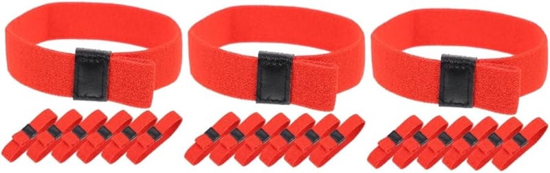 PartyKindom 18 Pack Elastic Bands for Lunchbox Straps Travel Bento Box Picnic Fixing - Image 2