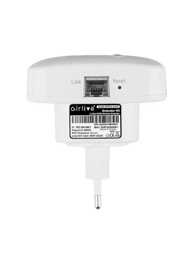 airlive AIRLIVE N300 -N3 2.4Ghz  Wireless EXTENDER  - Image 3