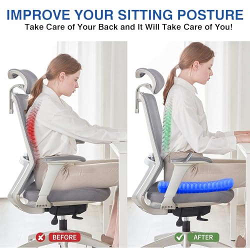 Bulfyss Medical-Grade Gel Seat Cushion, SmartGRID Ortho Pro Seat Cushion, Double-Sided | Office Chair, Car Or Home | Reduces Lower Back, Spine, Hip Pain | Posture Correction - Image 5