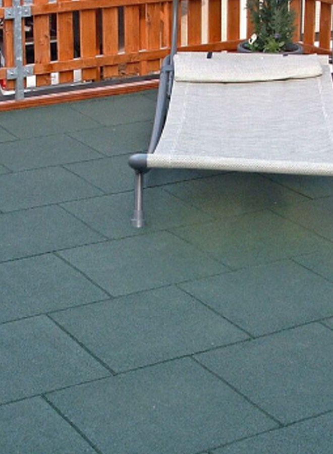 سي اس بي أرضية مطاط خارجية أخضر4 قطع 51 x 7 x 55.6 سم CSP-RT-001 - Image 2